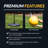 Hathaway Tetherball and Rope Set with Fillable Base – Outdoor Game for Backyard Fun, Durable Ball, Adjustable Rope, Rust-Resistant Steel Tether Ball Pole & Portable Design, Ideal for Families