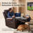Abba Faux Leather Single Reclining Sofa-1321626545