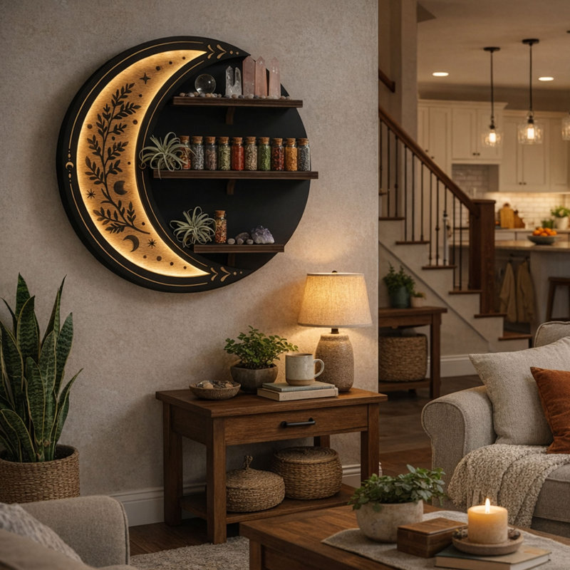 Tablette murale Crescent Moon
