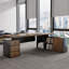 Bureaux rectangulaires en bois massif noyer-107970655-107970649