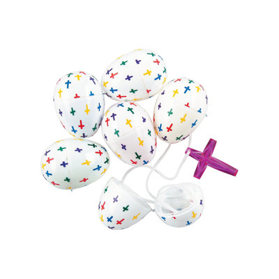 Bright Cross-Filled Plastic Easter Eggs - 24 Pc. - Party Supplies - 24 Pieces -  The Holiday Aisle®, 7BFC3C9564594B969FCD65190E3492D3