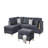 Upholstered L-Shaped Sectional Reversible-1337588817