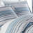 Coastal Stripes Down Alternative Oversized Comforter Set with Shams by Southshore Fine Linens-1154239114-1154239119