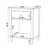  26.77 Inch Wooden Nightstand with One Drawer and One Shelf for Kids and Adults, White with Golden Handle-1527344313