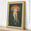Jellyfish Depths Japandi 1 Piece Wrapped Canvas Wall Art-1669319225-1669319365