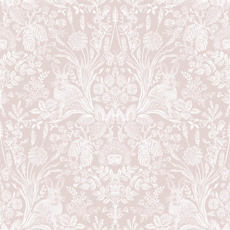 Rasch Harlen Wallpaper, Pink