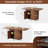 55.12''-70.67'' Extendable Rectangular Dining Table With Storage Cabinet