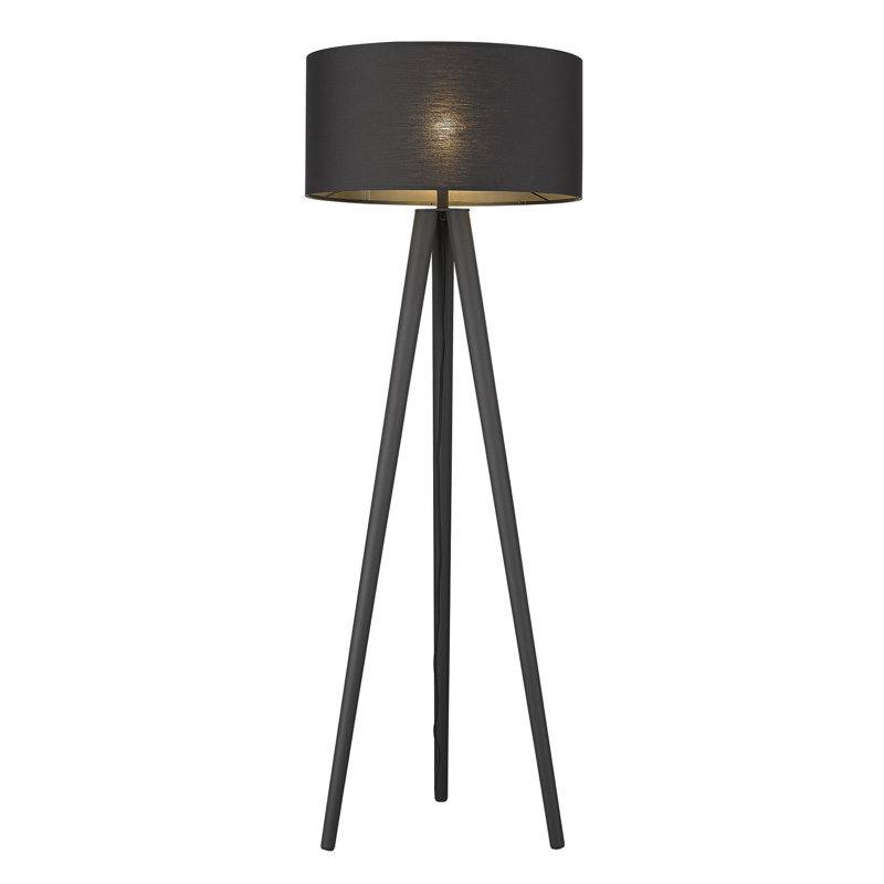 Bivins 68.25'' Tripod Floor Lamp, Matte Black