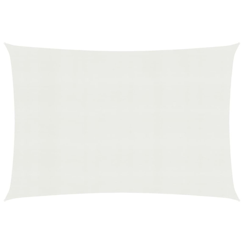 Delacroy Sunshade Sail 160 G/m² White 3X6 M HDPE