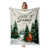 Cerf neige cardinal