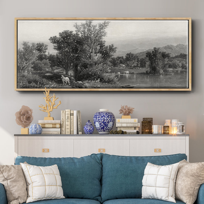 The Housatonic- Framed Canvas