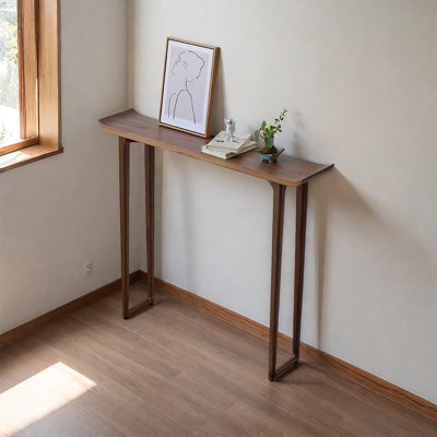Nordic-style multi-functional console table by Red Barrel Studio
