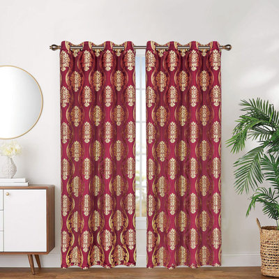 Aelia Room Darkening Curtain Single Panel