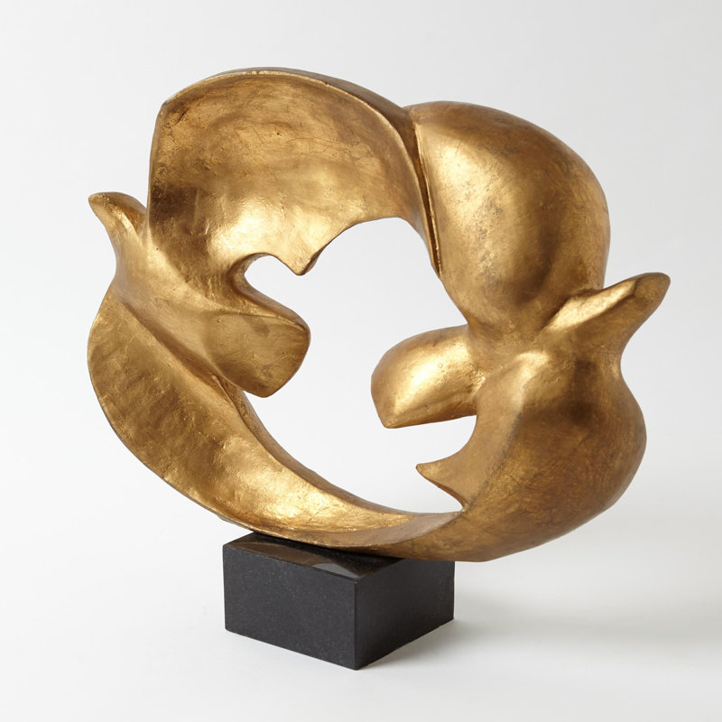 Doves of Peace Sculpture-Sm, 14" H x 16" W x 4.25" D