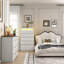 Ensemble de rangement vintage 2 pièces pour chambre à coucher avec commode haute à 6 tiroirs et commode à 9 tiroirs à éclairage DEL-829215876