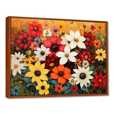 Vibrant Garden Of Wildflowers I - Wildflowers Print Wall Art