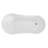 55" Streamline Clawfoot Soaking Acrylic Bathtub-76923872-62783354