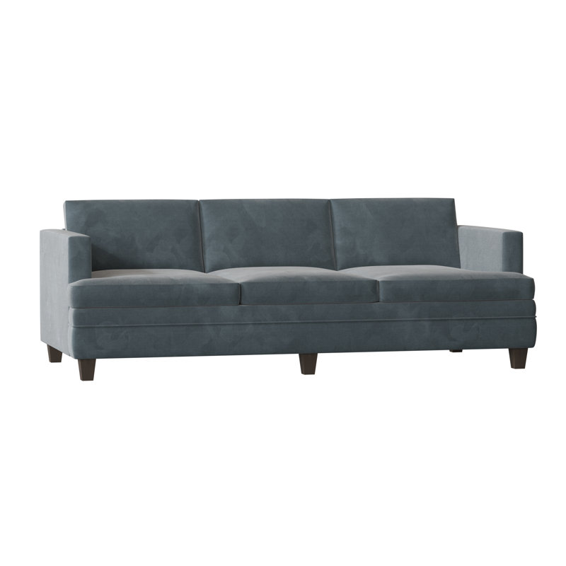 Todd Sofa, Sachi Wheatgrass, Brown Mahogany