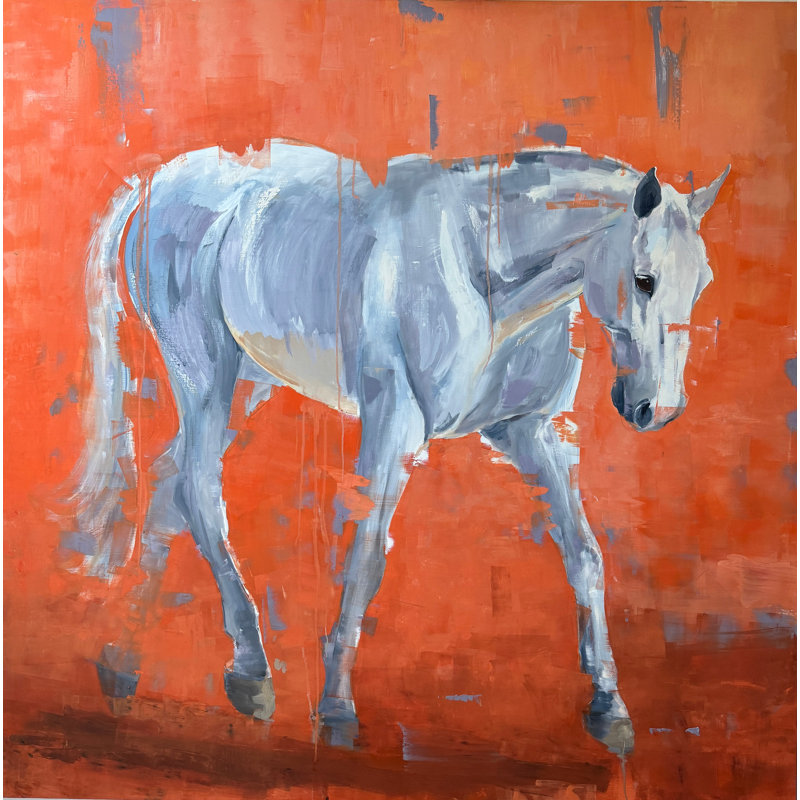 Onward | Print, 48" H x 48" W, Black Frame