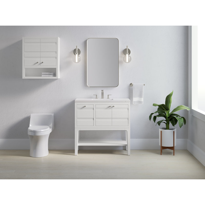 Helst 28-In X 24-In Wall Cabinet, White