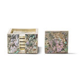 Coaster Set With Holder