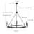 Arango 12 - Light Living Room Steel Dimmable Candle Style Chandelier Wagon Wheel Chandelier-1836376849