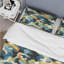 Ensemble de housse de couette Aritistic Green and Blue-1329281078