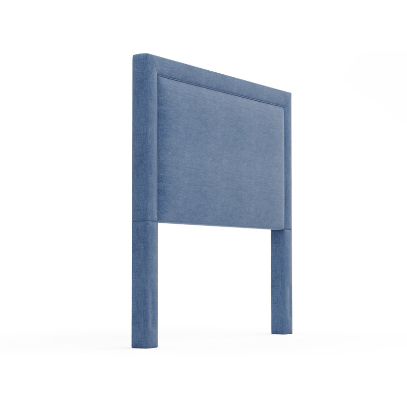 Guerline Upholstered Headboard, Blue, Full