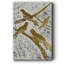 Quatre oiseaux chanteurs - feuille d'or - toile tendue avec châssis-60928010