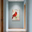 Animals Cardinal Perched Among Cherry Blossoms-280618438