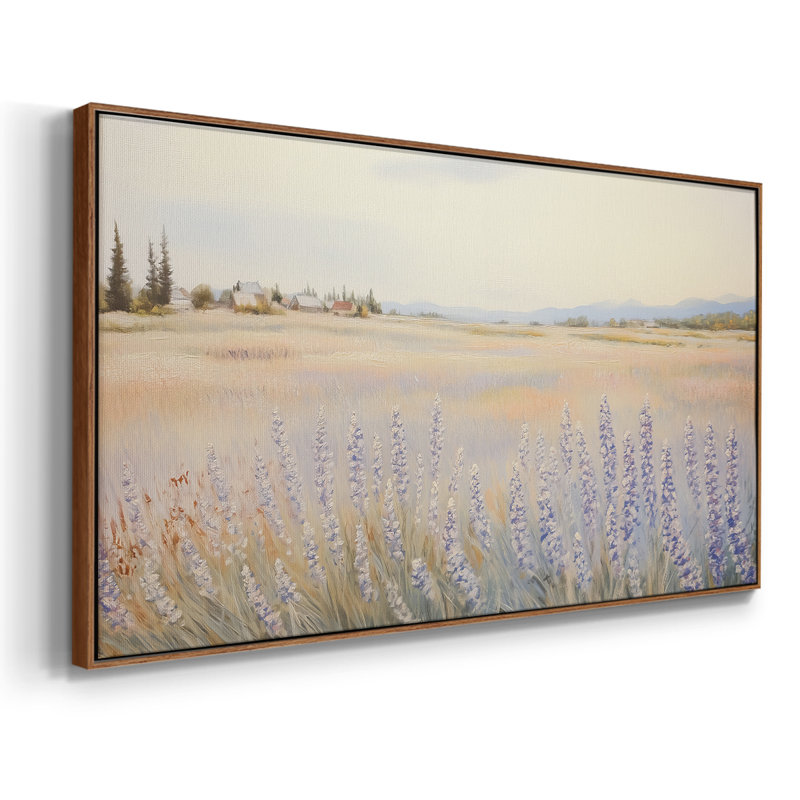 Botanical Series-CL XXXVII - Toile tendue avec châssis encadré - Prêt à être accroché, H 25 po x l 49 po, Noyer