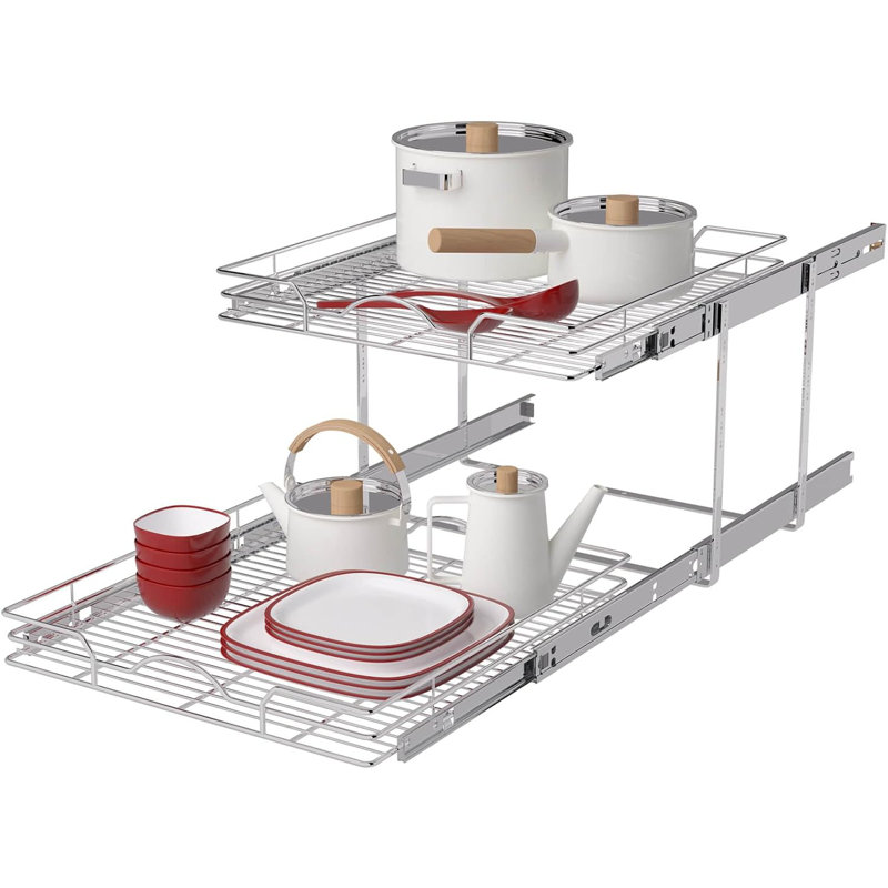Menelaos Pull Out Drawer, 15.6" H x 21.5" W x 21" D 