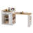 80.7" Kitchen Island With Extendable Table, Kitchen Dining Table With Drawers, Double-Door Cabinet-1765441913