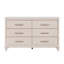 Commode à 6 tiroirs avec plateau à bijoux Modern Glam