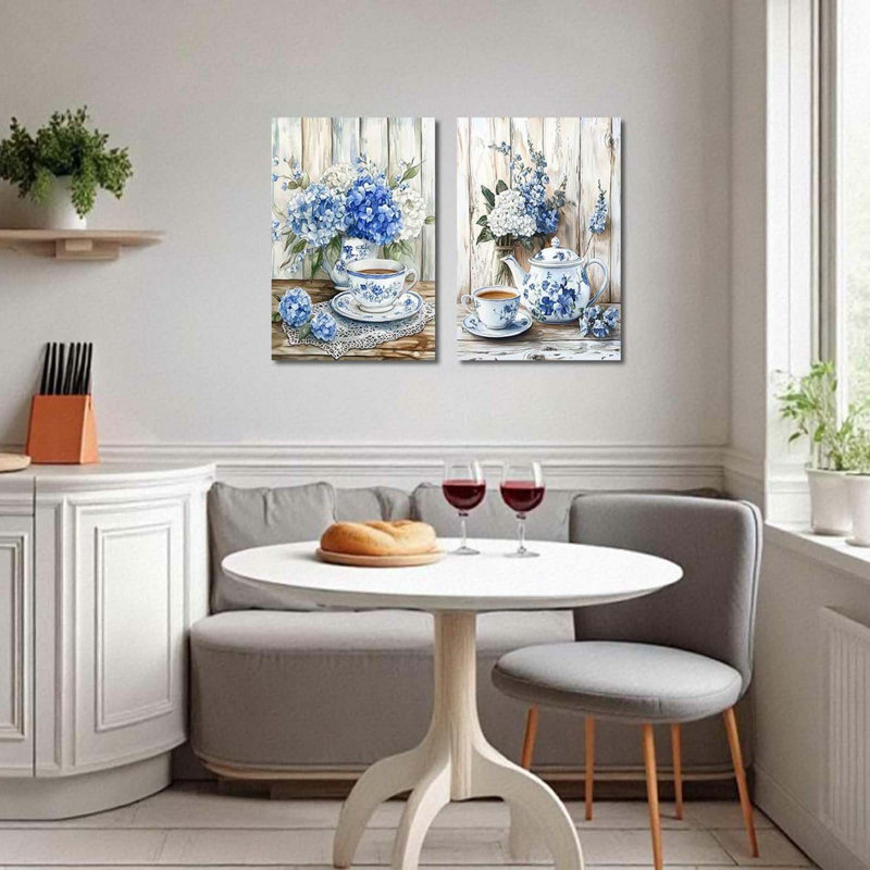 2 Piece Wrapped Canvas Wall Art, 40 cm H x 60 cm W