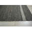 Gray Handwoven Wool Subtle Linear Bands Geometric Modern Contemporary Carpet Rug-748928278