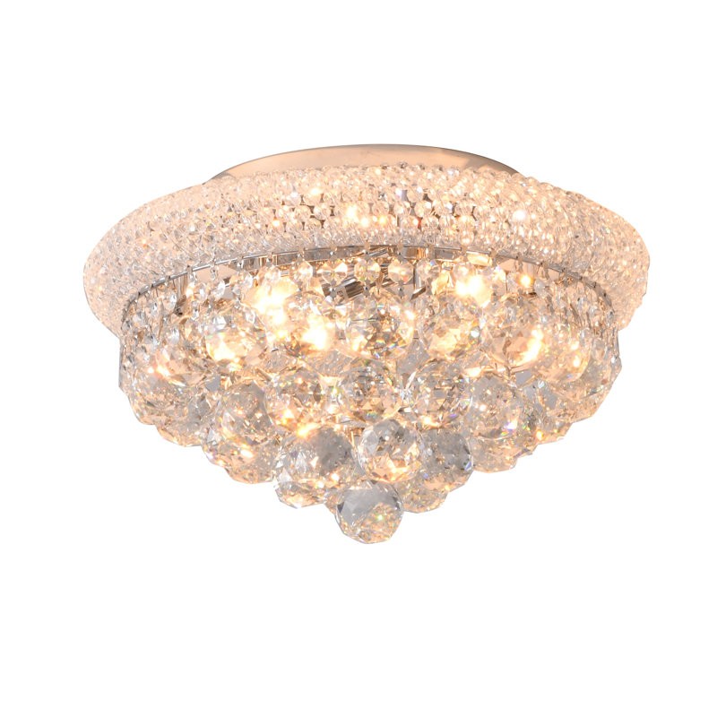 Plafonnier encastré en cristal 3 lumières Harvey