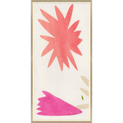 «Spring Fling I» par Susan Hable - Peinture encadrée sur papier