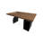 Brown+Black Rectangular Solid Wood+Iron desks-107205909