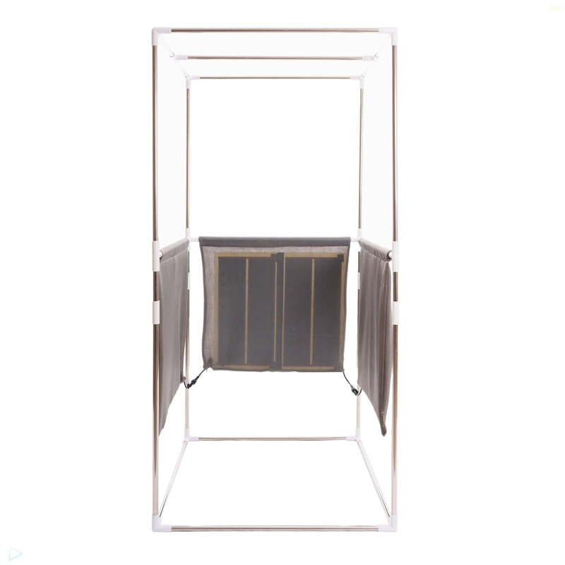 Portable Plus Type Full Size Far Infrared Sauna Tent. Spa, Detox ,Therapy And Relaxation At Home.Larger Space,Stainless Steel Pipes Connector Easy To Install.FCC Certification
