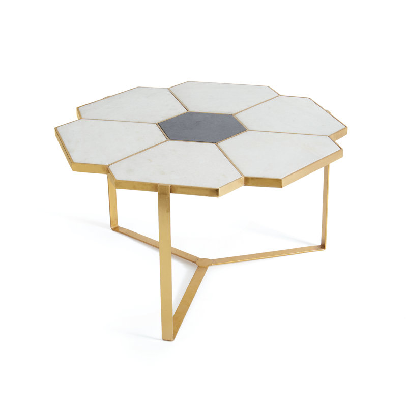 Donnie Marble Top Coffee Table