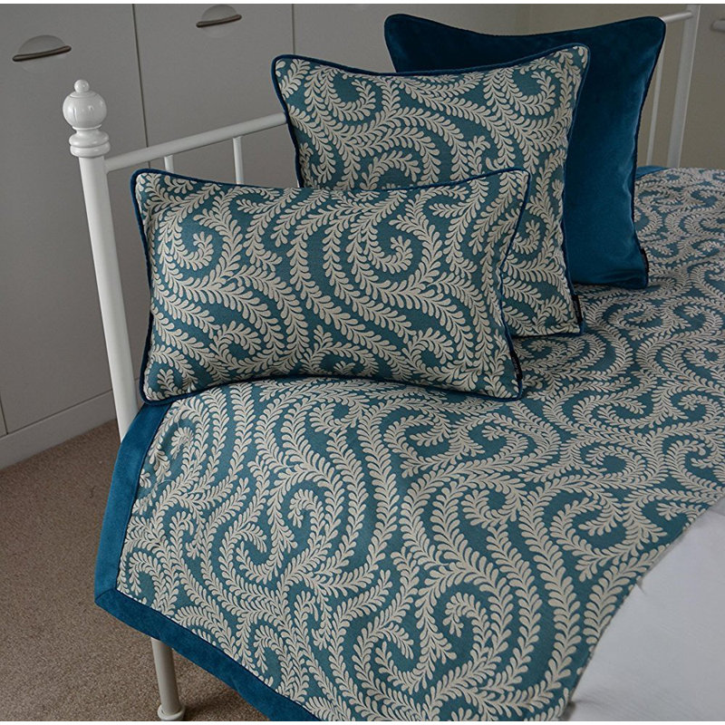 Odum Throw Blanket, Teal, W200 x L254cm