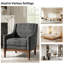Fauteuil Arshanti avec pieds en bois massif-76353533