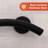 WAVE 18 in. x 1.25 in. Grab Bar, ADA Compliant for Bath and Shower Safety (500 lb. Capacity) in Matte Black-125361691-125361688
