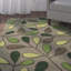 Tapis vert en laine touffeté à la main Galli-21978037