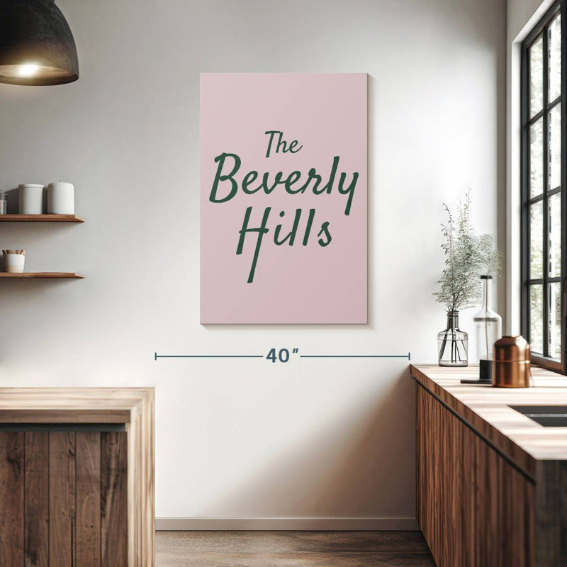 The Beverly Hills, H 39 po x l 26 po