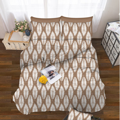 Ensemble de draps en percale de coton de qualité égyptienne à densité de tissage 1500 fils Feather
