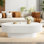 Table basse ovale