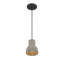 Luminaire suspendu en forme de cloche à 1 lumière Verena