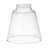 4.75 in. H Glass Bell Ceiling Fan Fitter Shade